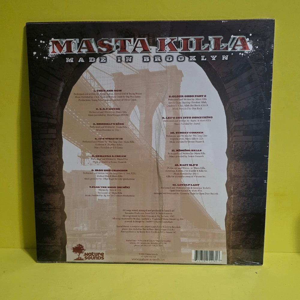 Masta Killa - Made In Brooklyn - 2006 - NSD 126 - New - Sealed - Vinyl