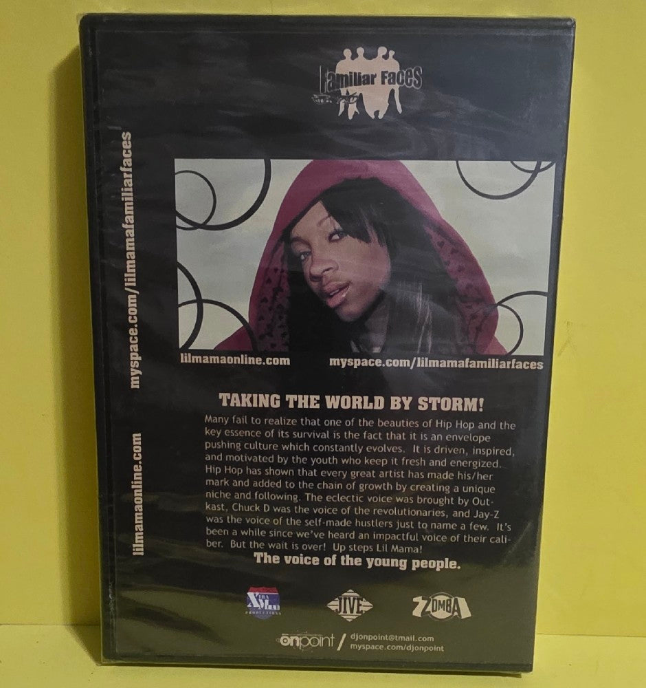 Lil Mama - Familiar Faces Voice Of The Young People Rare CD DVD - New - Sealed - CDs