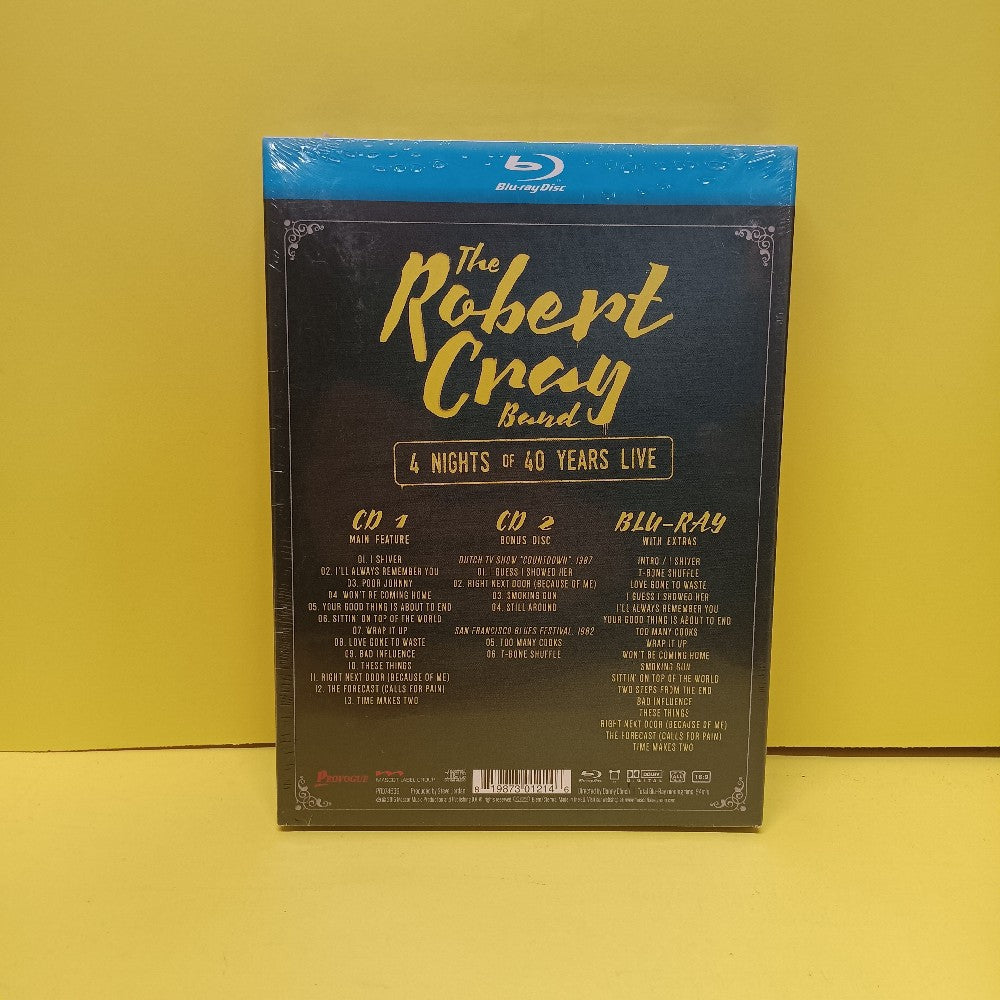 The Robert Cray Band - 4 Nights Of 40 Years Live 2CD Blu Ray - 2015 - PRD74639 - New - Sealed - CDs