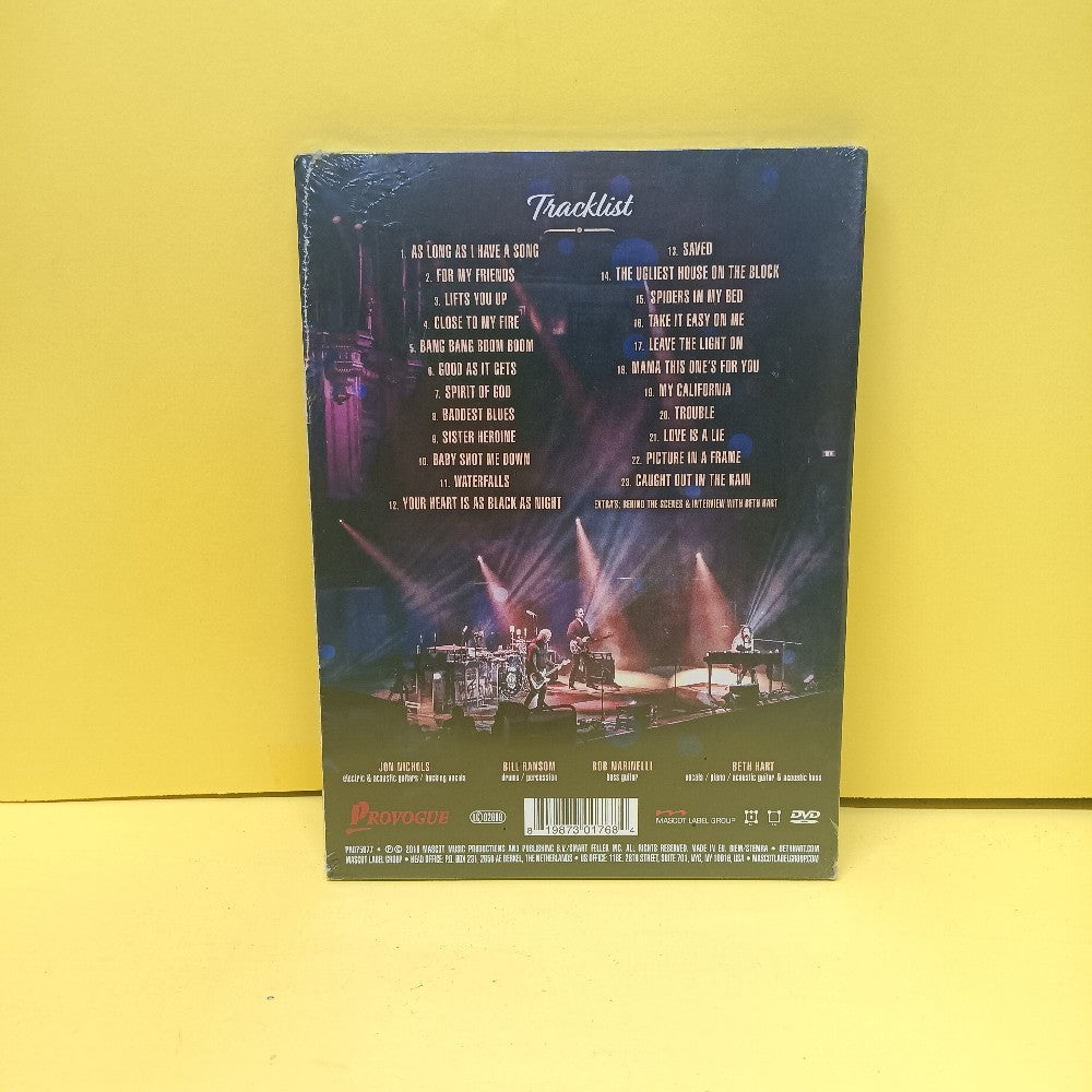 Beth Hart - Live At The Royal Albert Hall - 2018 - PRD 7567 7 - New - Sealed DVD
