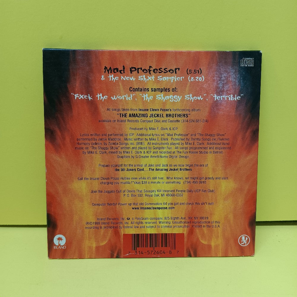 Insane Clown Posse - Mad Professor RED BARCODE - 1999 - 314-572 604-8 - Used - VG++ - CDs