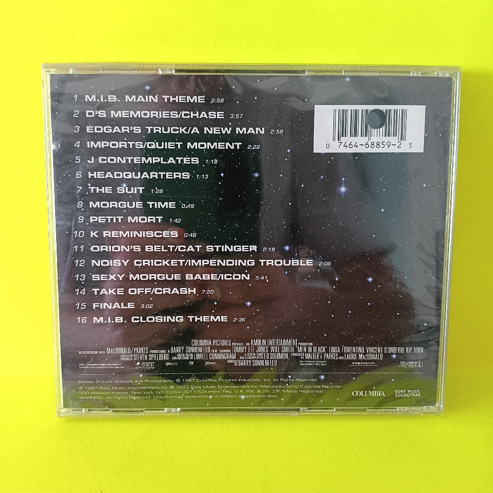 Danny Elfman - Men In Black - The Score - 1997 - CK 68859 - New - Sealed - CDs