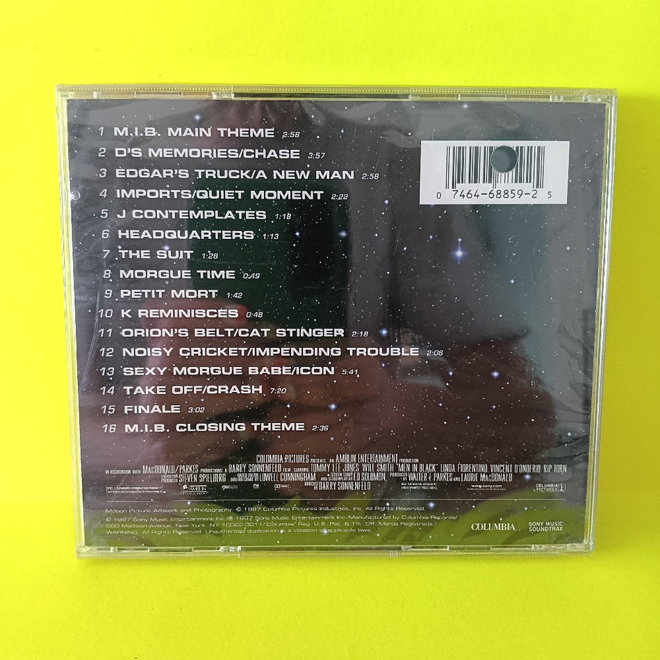 Danny Elfman - Men In Black - The Score - 1997 - CK 68859 - New - Sealed - CDs