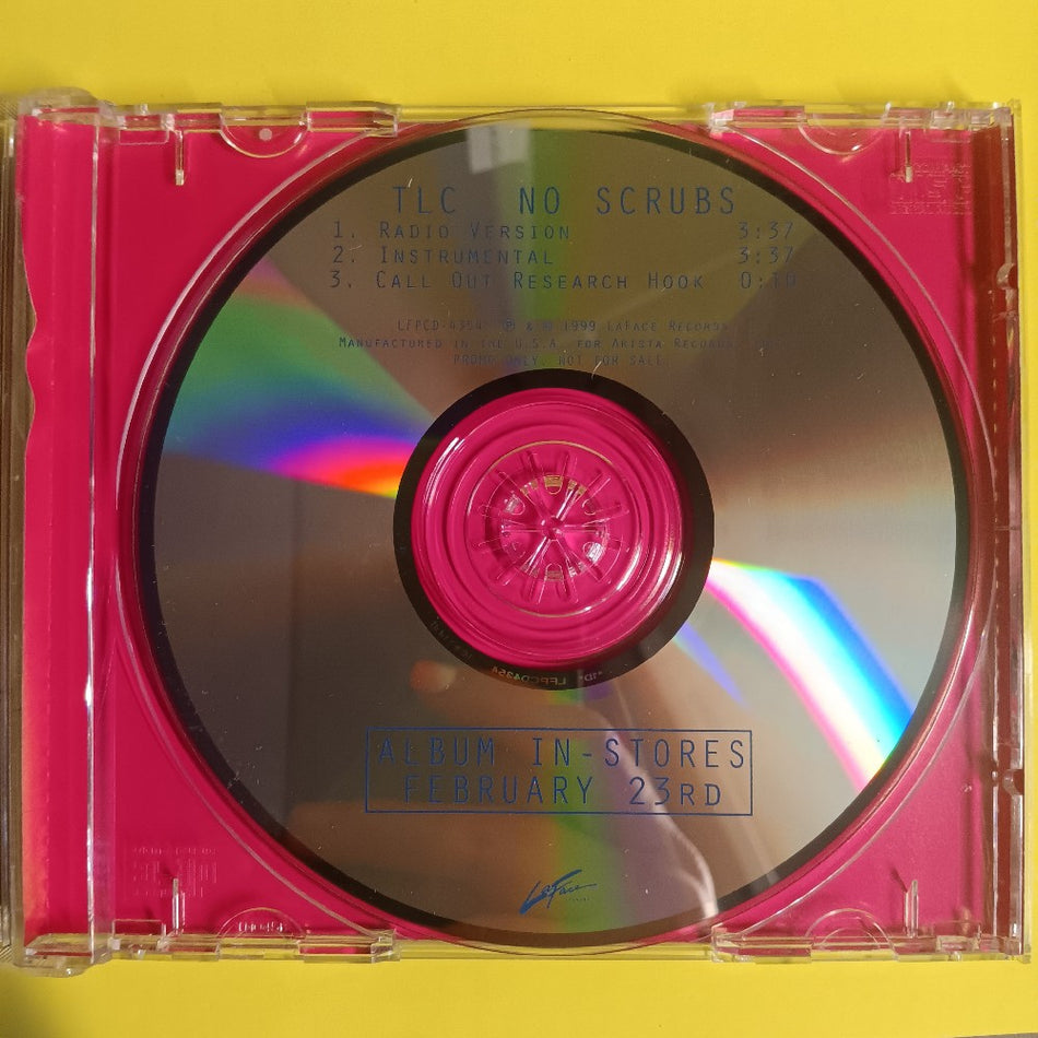 TLC - No Scrubs PROMO - 1999 - LFPCD-4354 - Used - VG++ - CDs