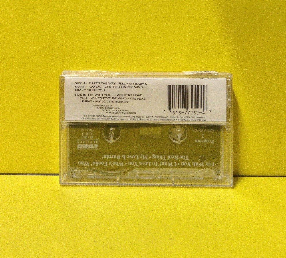Delbert McClinton - I'm With You - 1990 - D4-77252 - New - Sealed - Cassettes