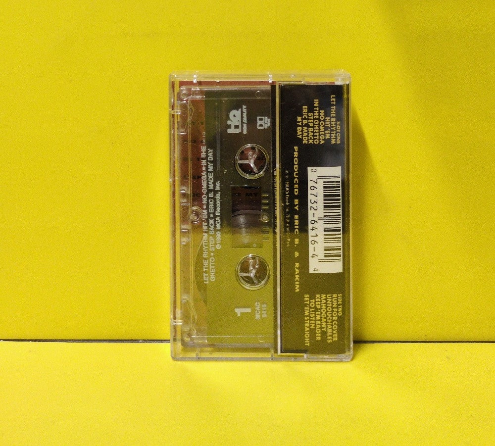 Eric B. & Rakim - Let The Rhythm Hit 'Em - 1990 - MCAC-6416 - Used - EX - Cassettes - HQ - CRC Club Edition - Clear Tape Shell