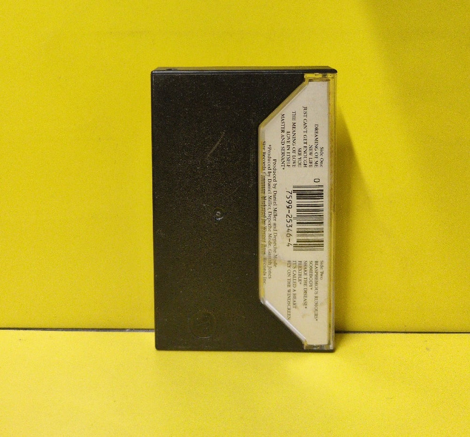 Depeche Mode - Catching Up With Depeche Mode - 1985 - 9 25346-4 - Used - EX - Cassettes - SR Under Logo - Black Back Case - White Tape Shell - No Numbers Between Tape Reels