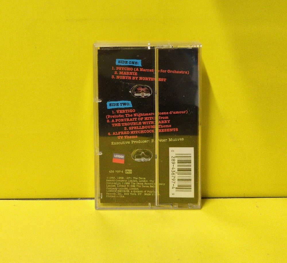 Bernard Herrmann - Psycho • Great Hitchcock Movie Thrillers - 1992 - 436 797-4 - Used - EX - Cassettes