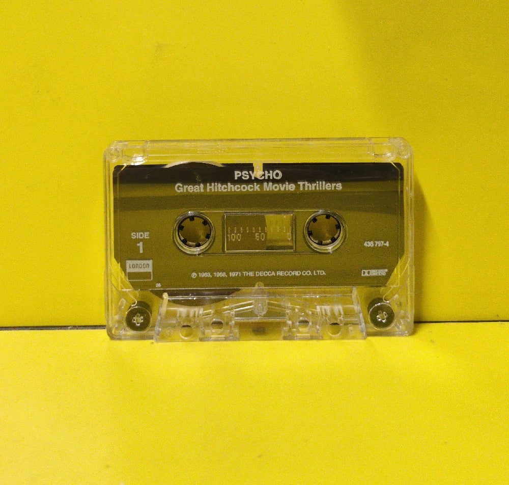 Bernard Herrmann - Psycho • Great Hitchcock Movie Thrillers - 1992 - 436 797-4 - Used - EX - Cassettes