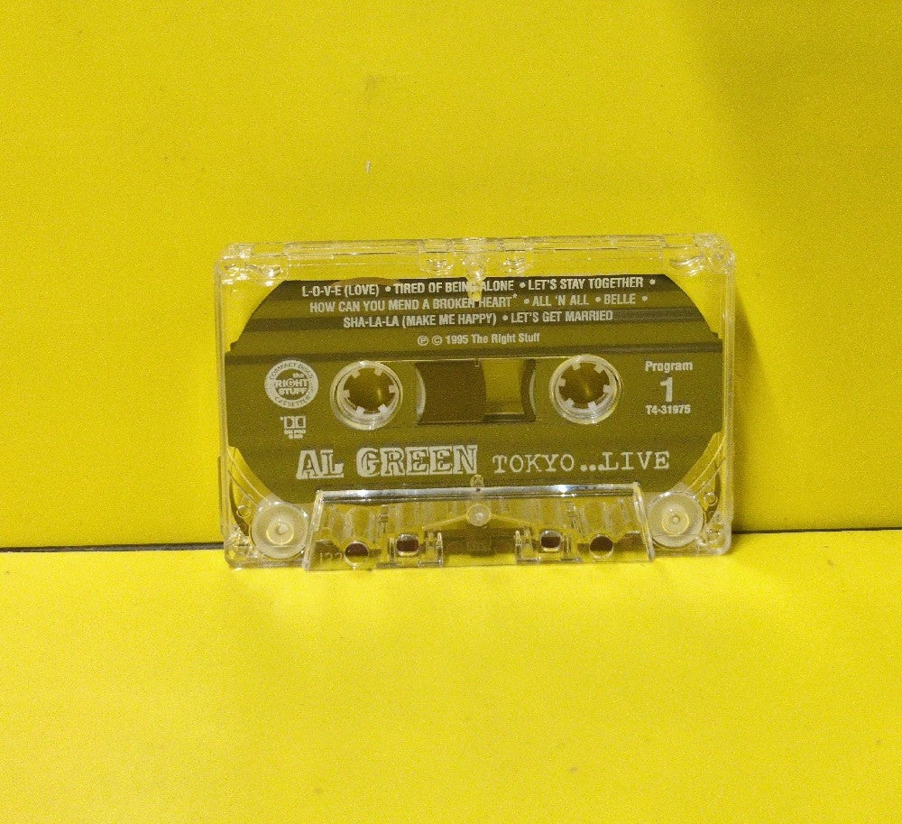 Al Green - Tokyo...Live - 1995 - 7243-8-31975-4-5 - Used - EX - Cassettes - Reissue