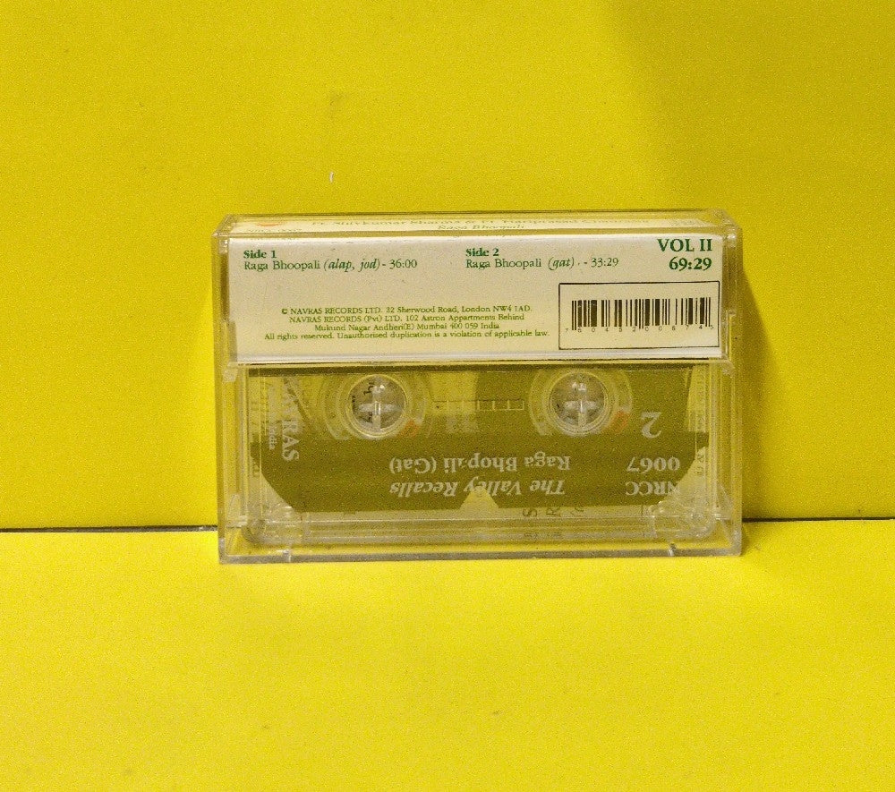 Pandit Shiv Kumar Sharma, Hariprasad Chaurasia - The Valley Recalls II, Raga Bhoopali - 1996 - NRCC 0067 - Used - EX - Cassettes - UK Import