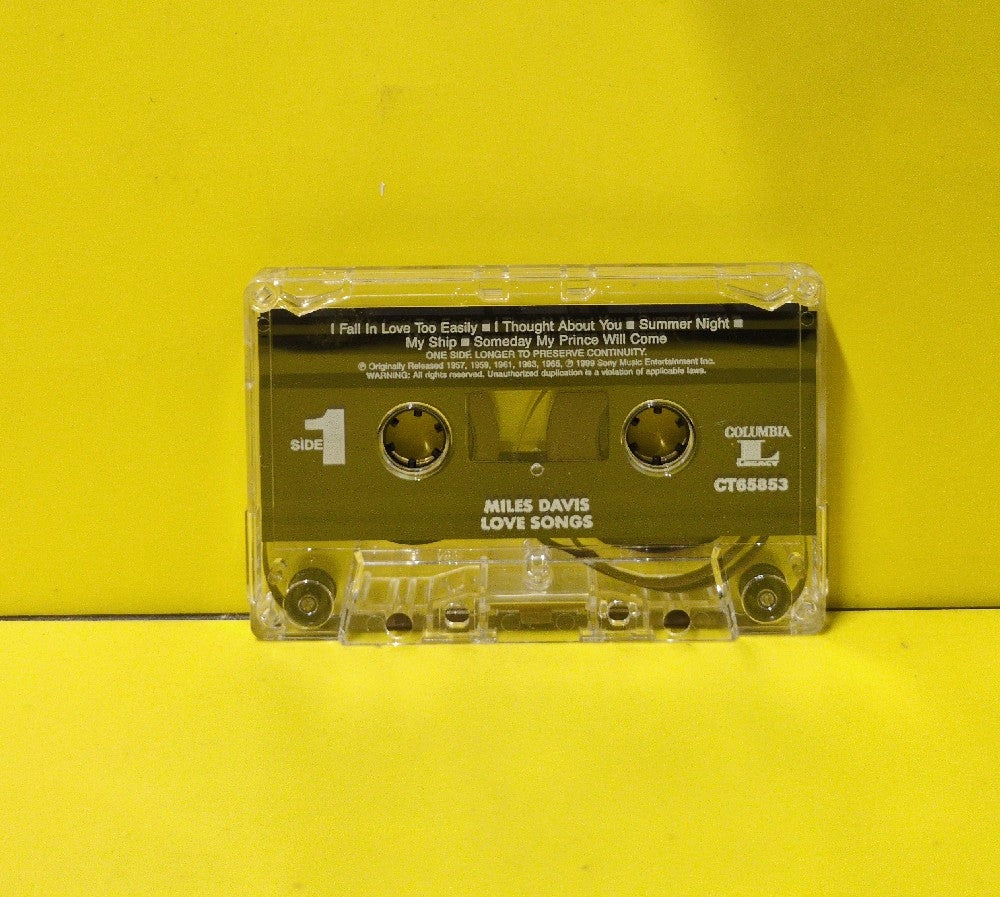 Miles Davis - Love Songs - 1999 - CT 65853 - Used - EX - Cassettes - Clear Tape Shell