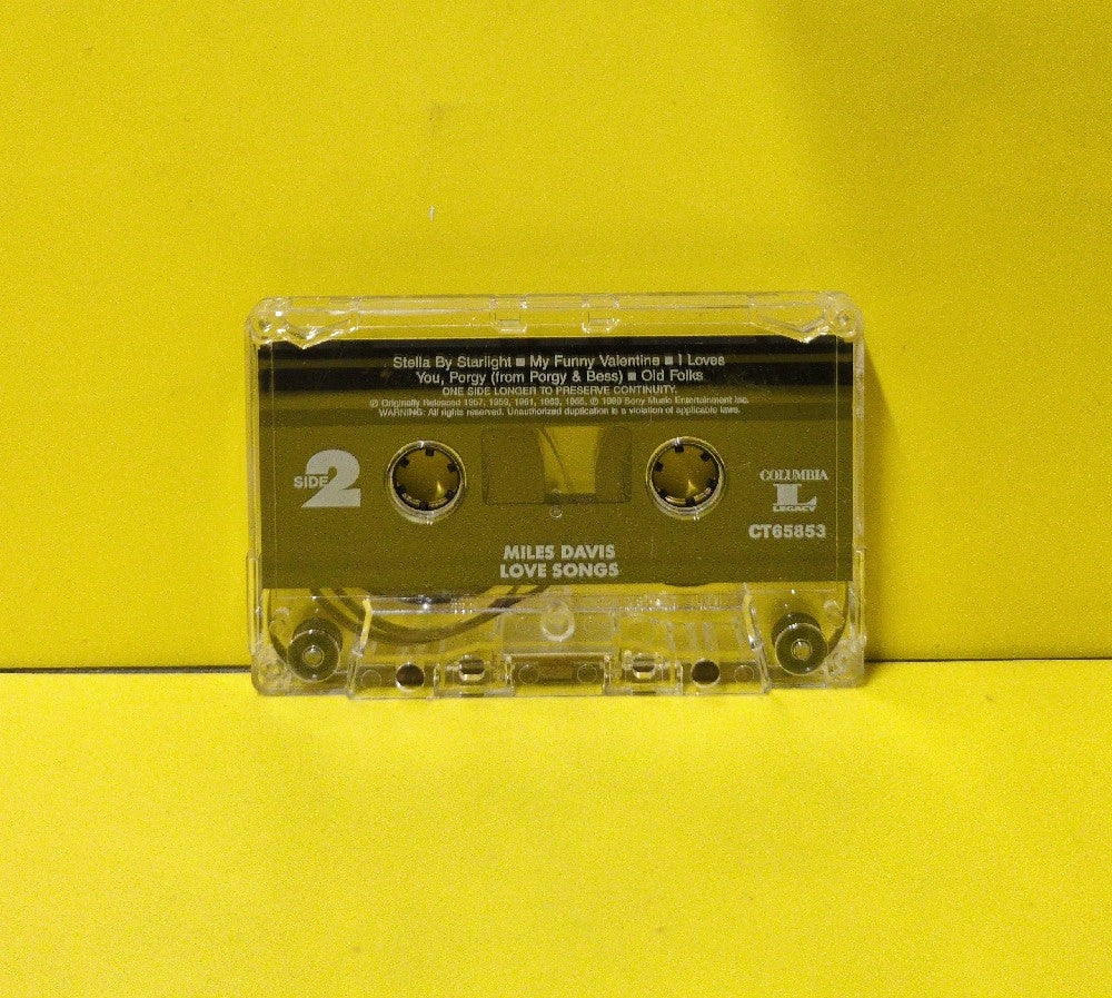 Miles Davis - Love Songs - 1999 - CT 65853 - Used - EX - Cassettes - Clear Tape Shell
