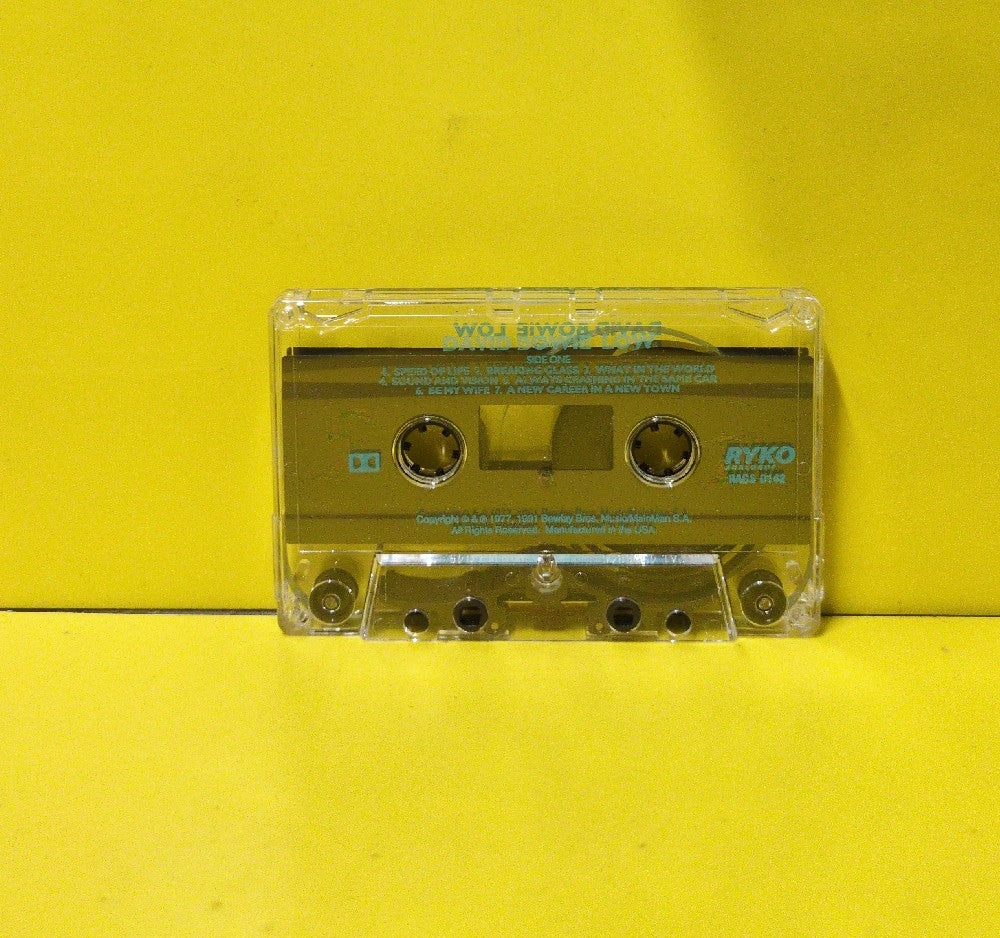 David Bowie - Low - 1991 - RACS 0142 - Used - EX - Cassettes - Reissue - Remastered - Deluxe Edition
