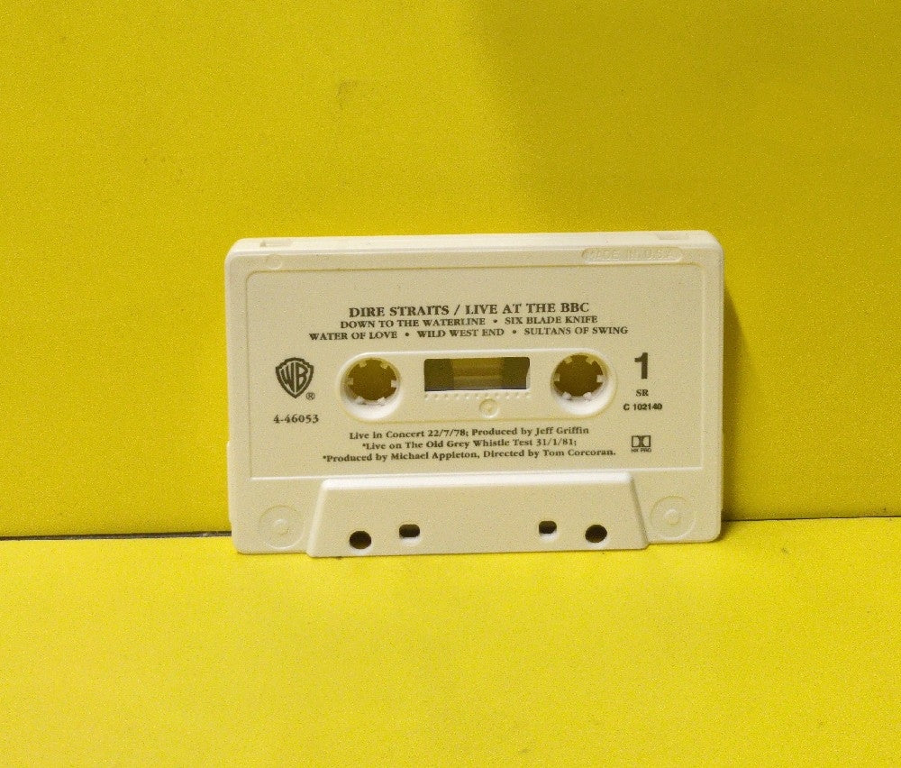 Dire Straits - Live At The BBC - 1995 - C 102140 / 9 46053-4 - Used - EX - Cassettes - BMG Club Edition - Black Back Case - White Tape Shell