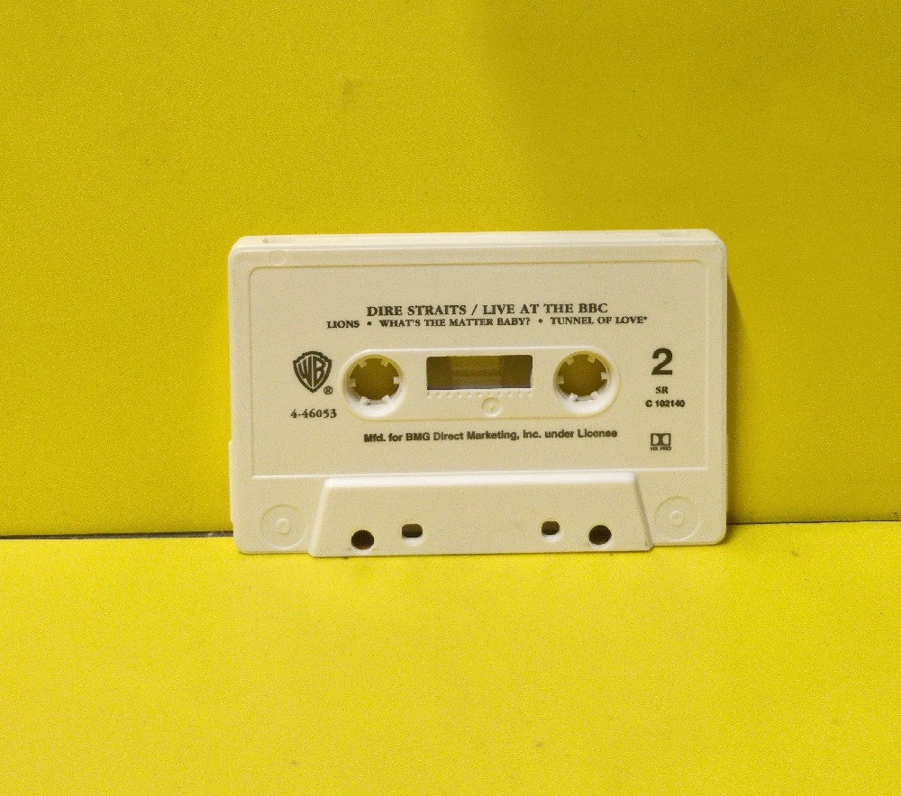 Dire Straits - Live At The BBC - 1995 - C 102140 / 9 46053-4 - Used - EX - Cassettes - BMG Club Edition - Black Back Case - White Tape Shell