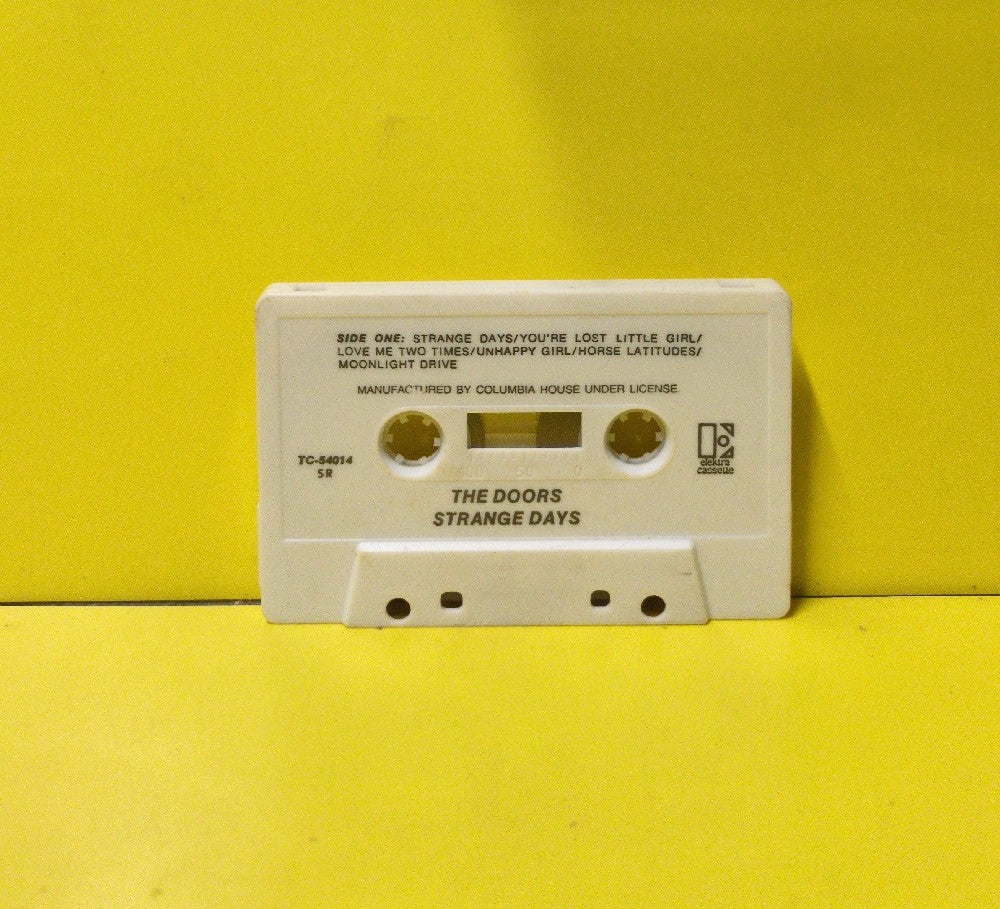 The Doors - Strange Days - TC-54014 - Used - EX - Cassettes - Columbia House Club Edition - Reissue - White Tape Shell - SR