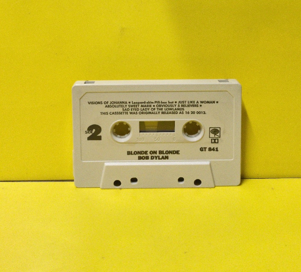 Bob Dylan - Blonde On Blonde - 1986 - CGT 841 - Used - EX - Cassettes - Reissue - Grey Tape Shell