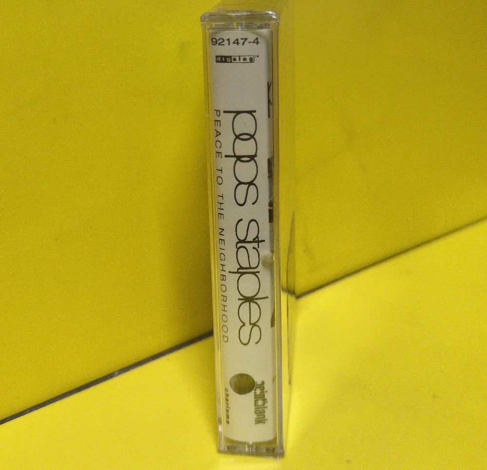 Pops Staples - Peace To The Neighborhood - 1992 - 92147-4 - New - Sealed - Cassettes