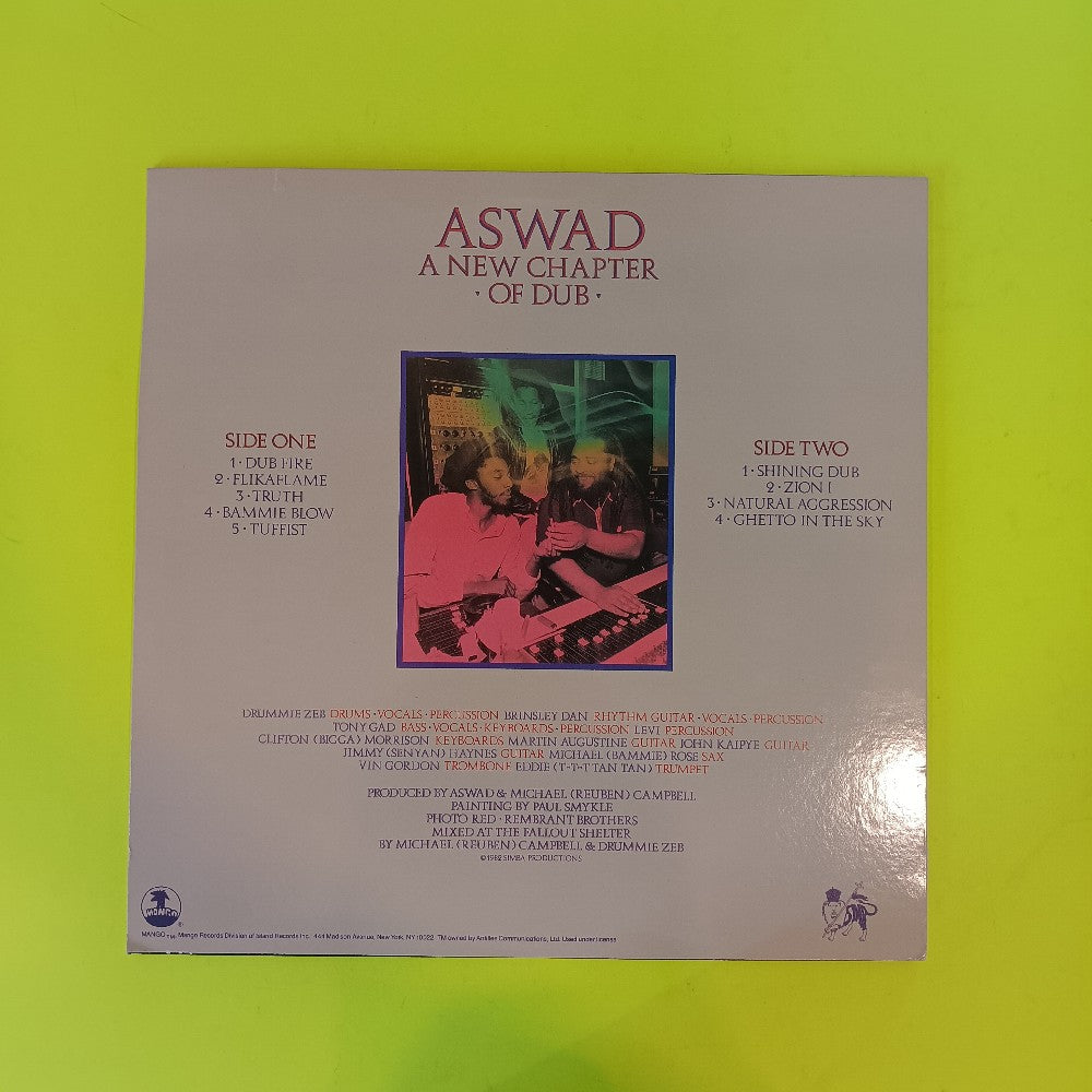 Aswad - A New Chapter Of Dub OG - 1982 - MLPS 9711 - Used - EX - Vinyl