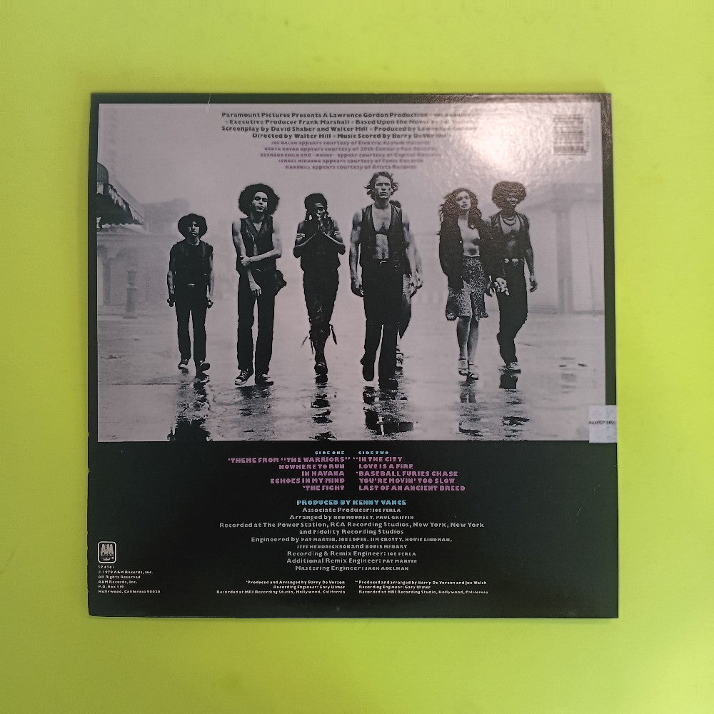 Various - The Warriors (The Original Motion Picture Soundtrack) - 1979 - SP-4761 - Used - VG++ - Vinyl
