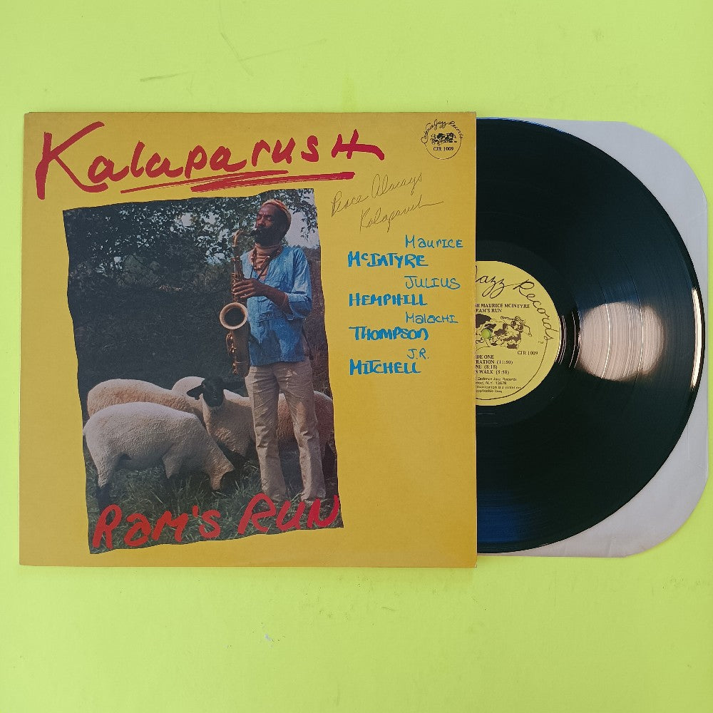 Kalaparush - Ram's Run AUTOGRAPHED - 1982 - CJR 1004 - Used - VG++ - Vinyl
