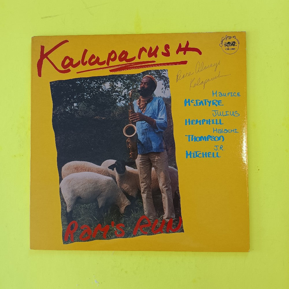 Kalaparush - Ram's Run AUTOGRAPHED - 1982 - CJR 1004 - Used - VG++ - Vinyl