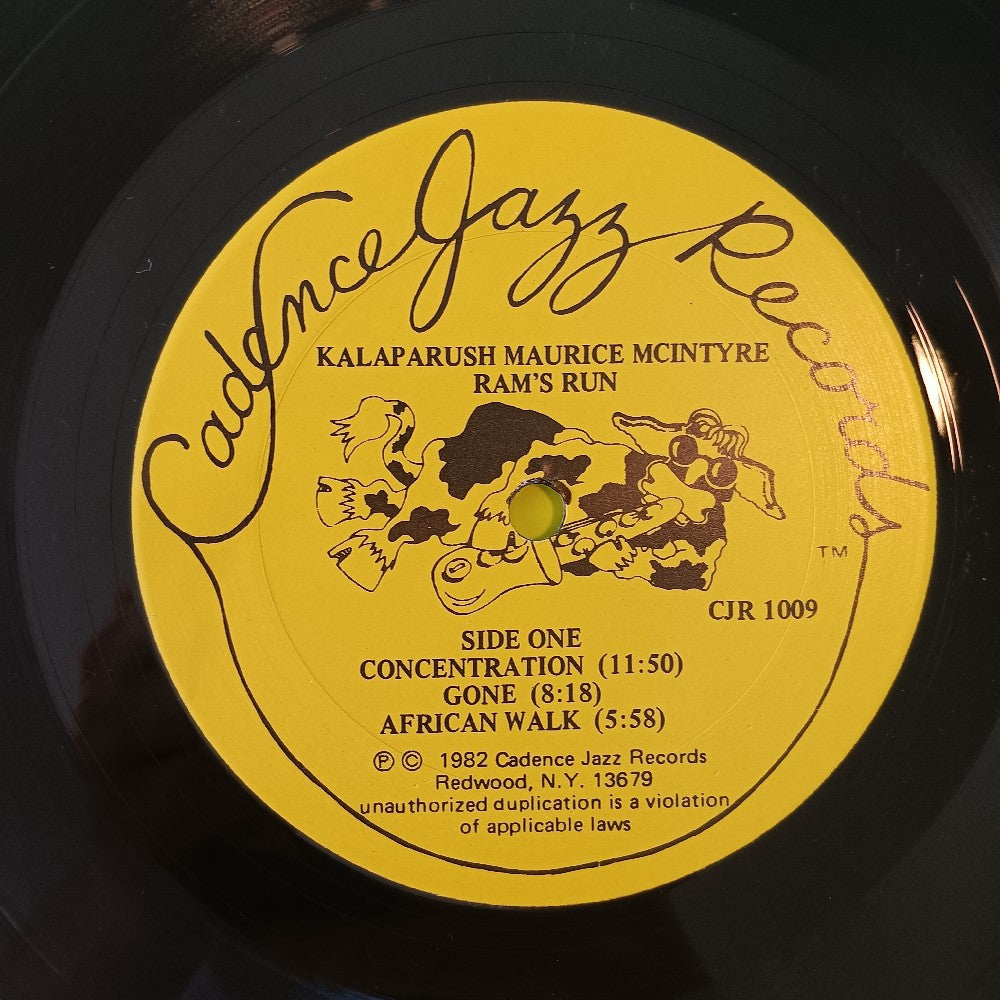 Kalaparush - Ram's Run AUTOGRAPHED - 1982 - CJR 1004 - Used - VG++ - Vinyl