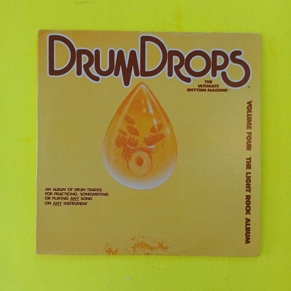 Joey D. Vieira - DrumDrops Volume Four 4 Light Rock Album - 1979 - DD-7780 - Used - VG++ - Vinyl