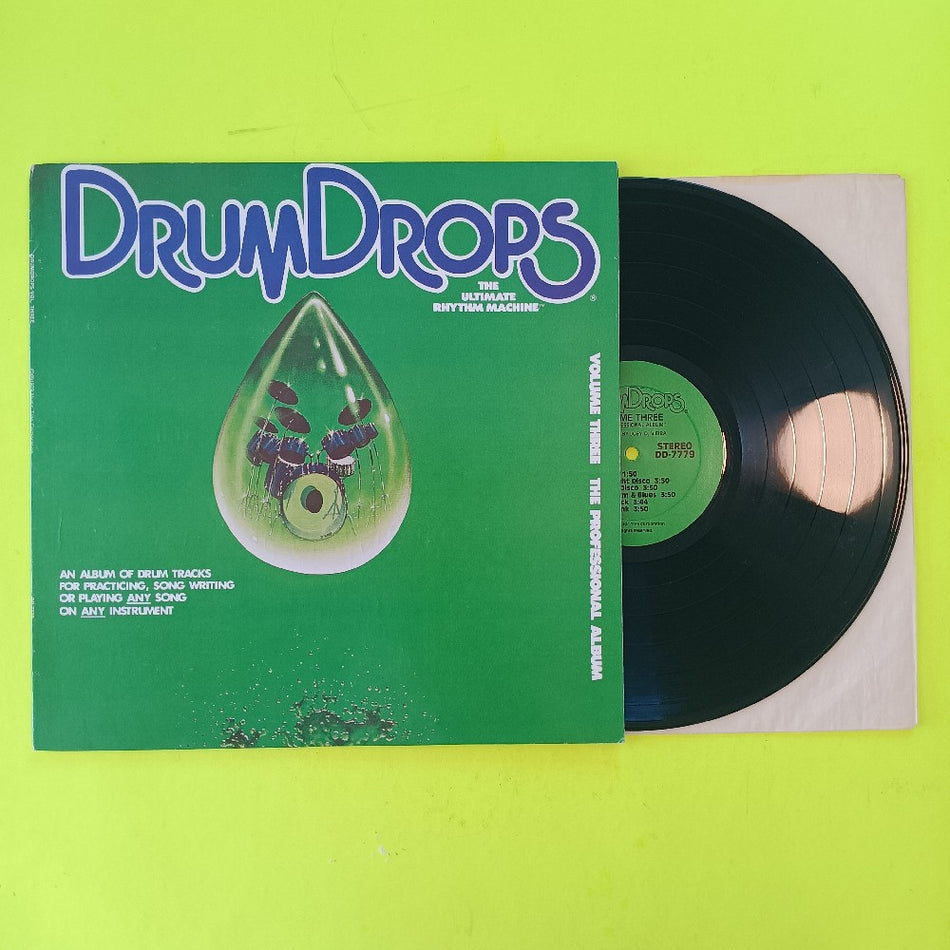 Joey D. Vieira - DrumDrops Volume 3 The Professional Album - 1979 - DD-7779 - Used - VG++ - Vinyl