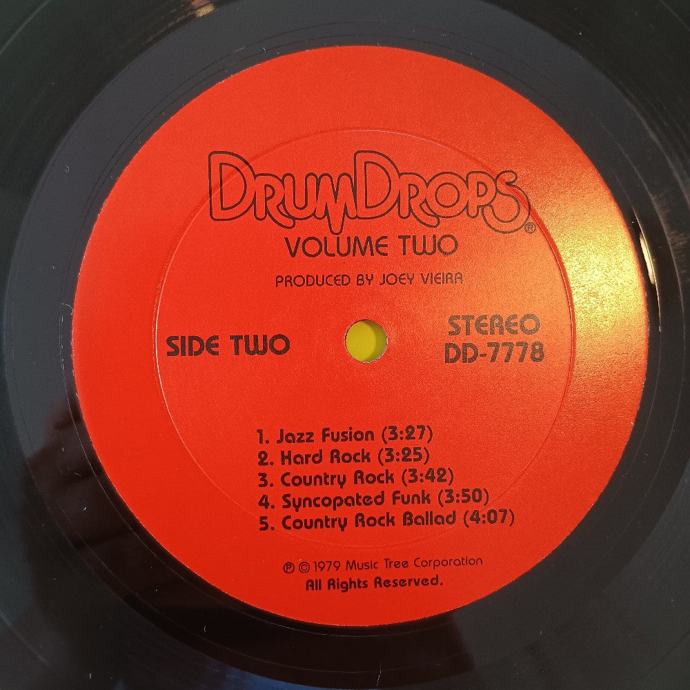 Joey D. Vieira - DrumDrops Volume Two 2 - 1979 - DD-7778 - Used - VG++ - Vinyl