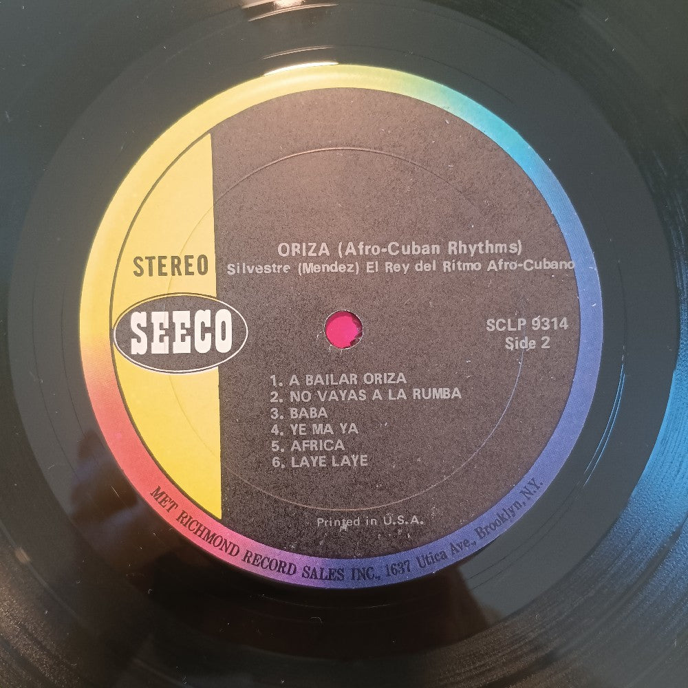 Sylvestre (Mendez) - Oriza Afro-Cuban Rhythms - SCLP 9314 - Used - VG++ - Vinyl