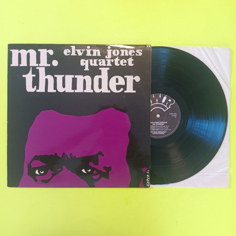 Elvis Jones Quartet - Mr. Thunder SWEDEN - 1974 - EWR 7501 - Used - VG++ - Vinyl