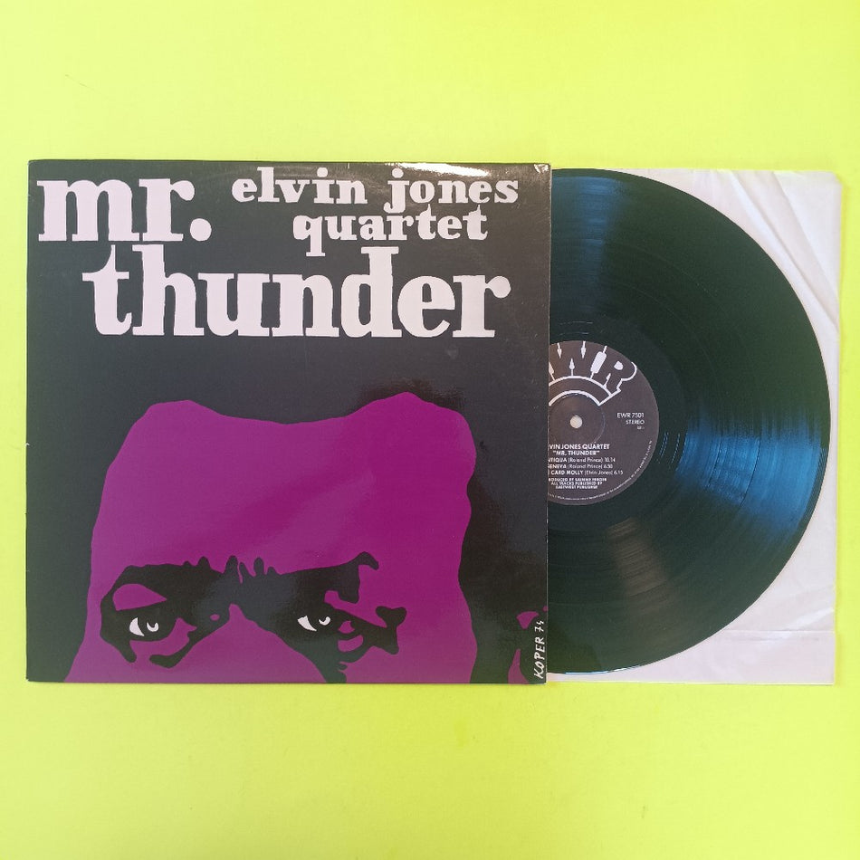 Elvis Jones Quartet - Mr. Thunder SWEDEN - 1974 - EWR 7501 - Used - VG++ - Vinyl