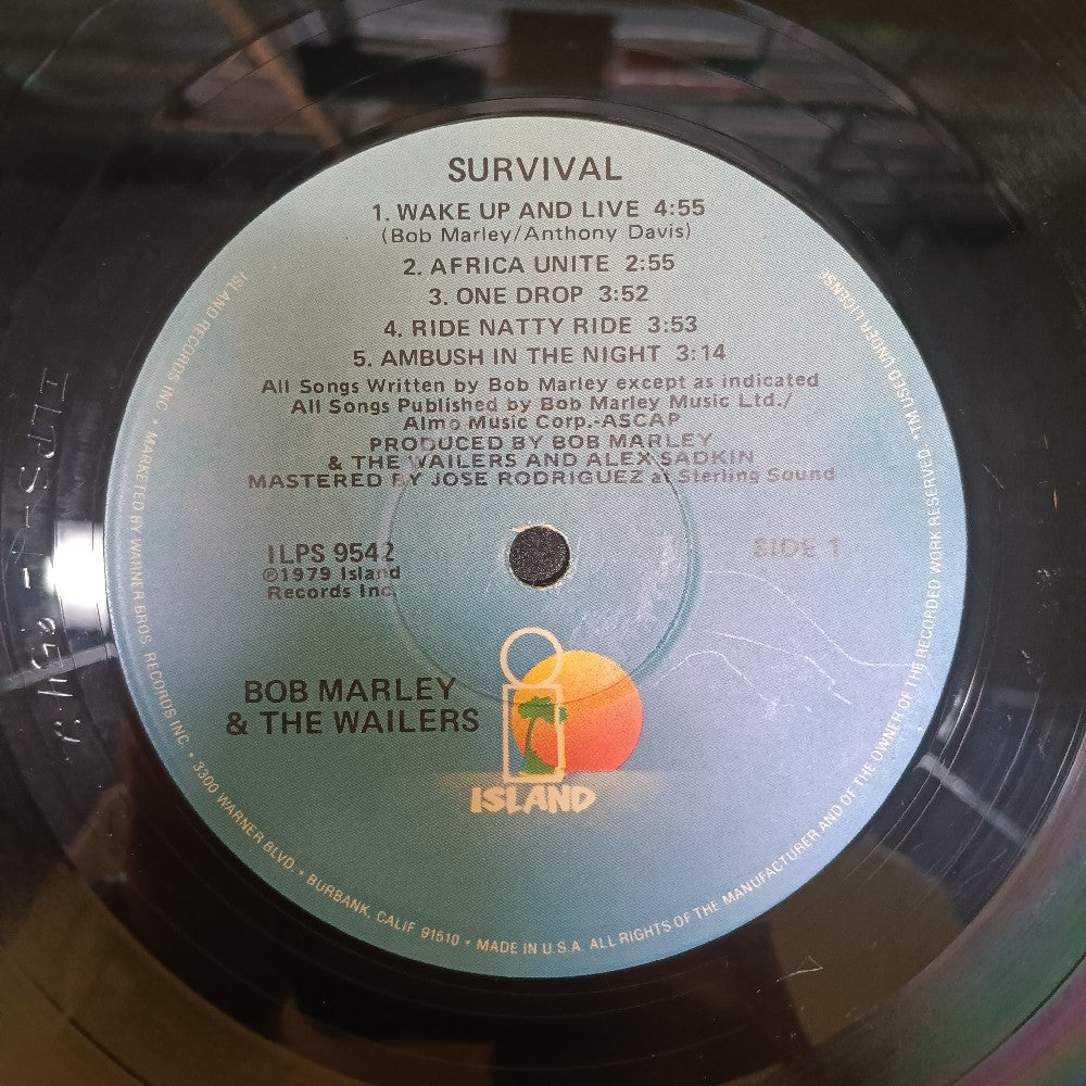 Bob Marley & The Wailers - Survival - 1981 - ILPS 9542 - Used - VG++ - Vinyl