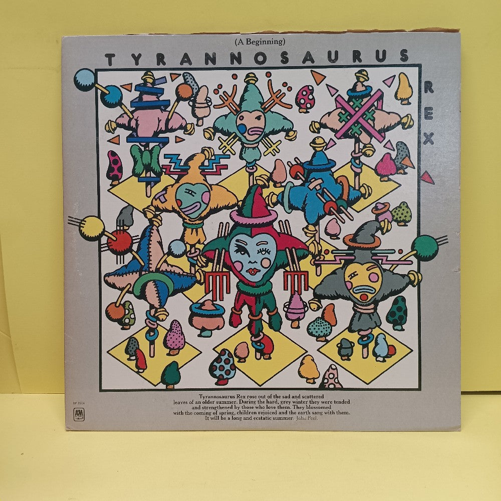 Tyrannosaurus Rex T-Rex - A Beginning  - 1972 - SP 3514 - Used - EX - Vinyl