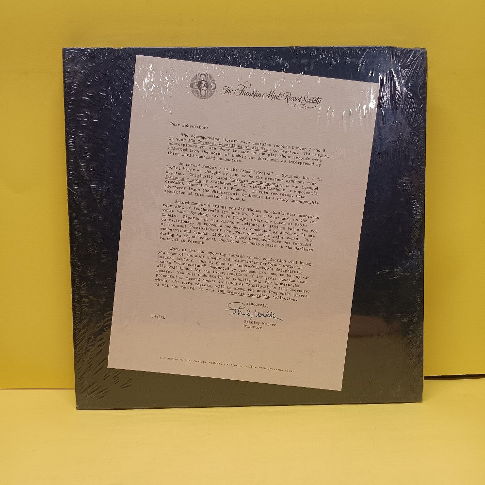 Beethoven - Symphonies 2, 3, 8 Franklin Mint Box Set - 1978 - 7/8 - New - Sealed - Vinyl