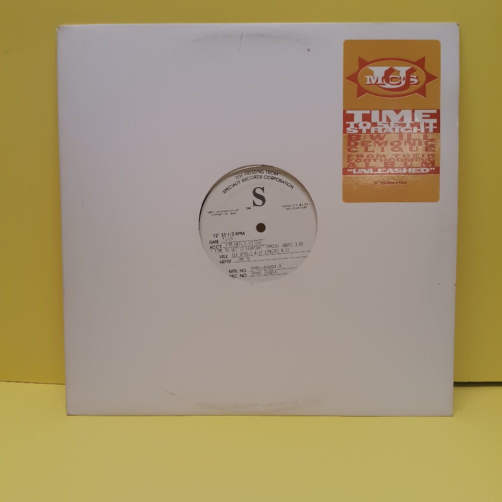 UMC's - Time To Set It Straight TEST PRESS - 1993 - SPRO-58091 - Used - VG++ - Vinyl