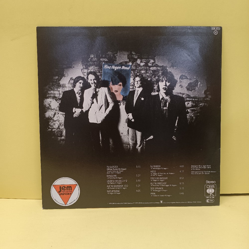 Nina Hagen Band - Nina Hagen Band Self Titled HOLLAND  - 1978 - CBS 83136 - Used - EX - Vinyl