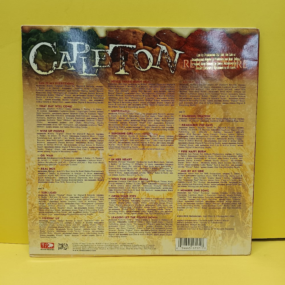 Capleton - Reign Of Fire 2LP - 2004 - VPRL-1717 - Used - EX - Vinyl