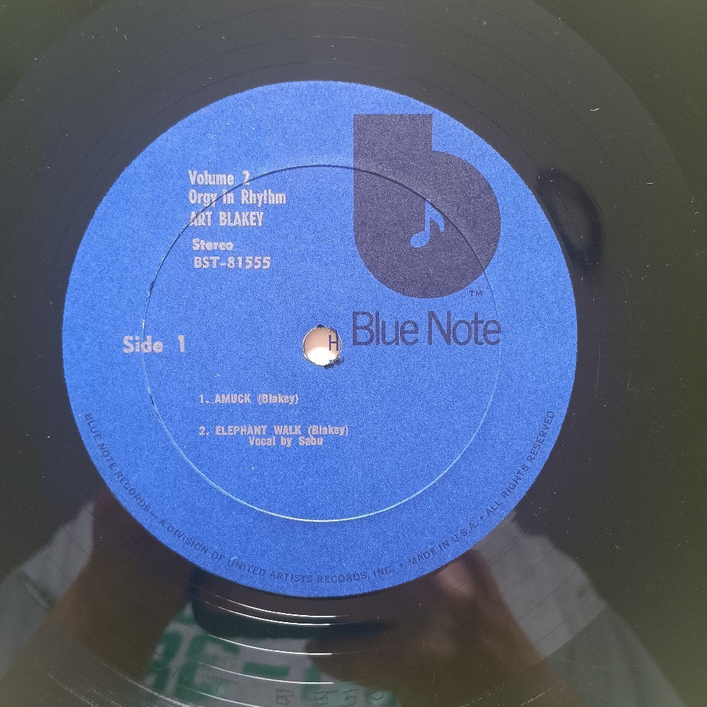 Art Blakey - Orgy In Rhythm Vol 2 BLACK B - 1973 - BST 81555 - Used - VG+ - Vinyl