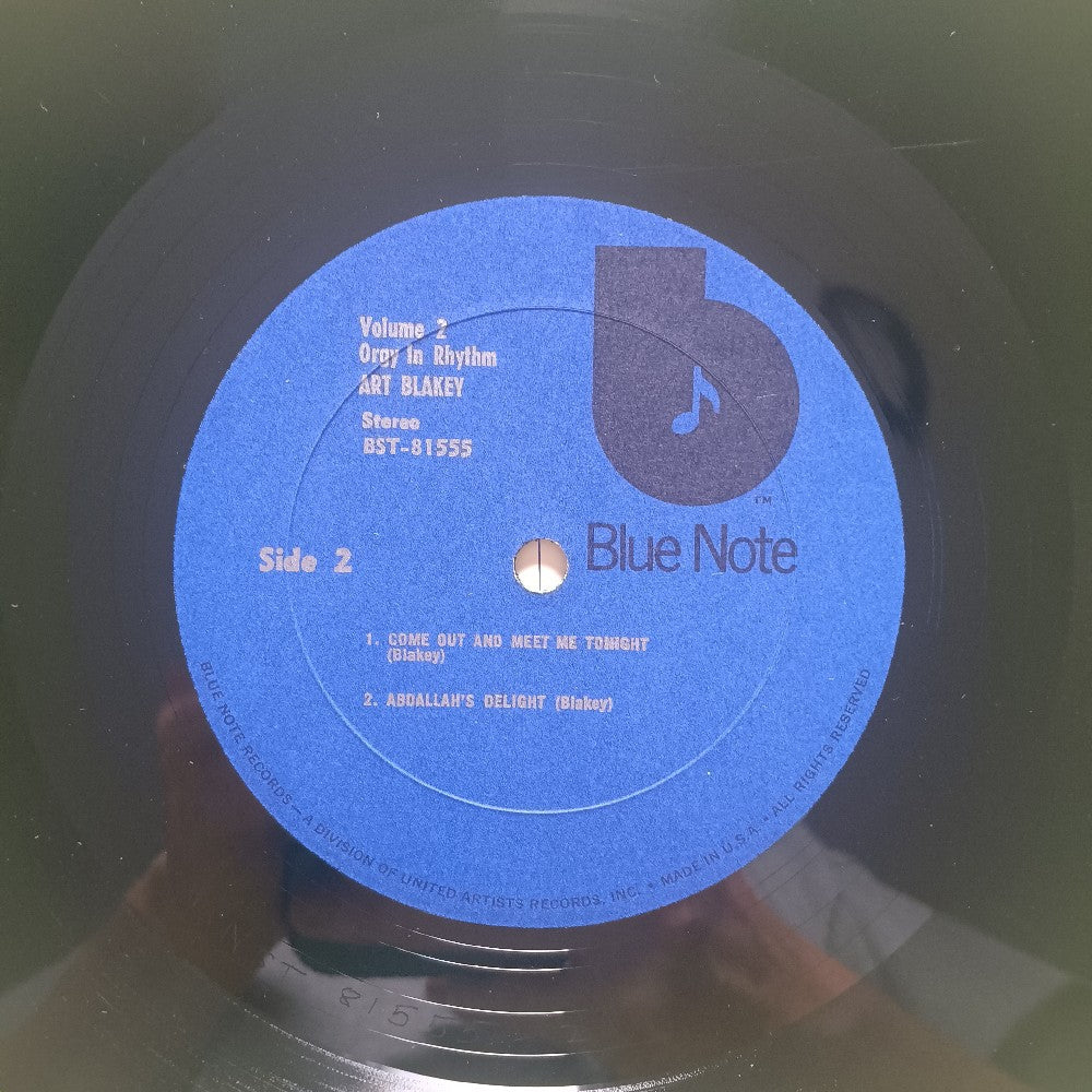 Art Blakey - Orgy In Rhythm Vol 2 BLACK B - 1973 - BST 81555 - Used - VG+ - Vinyl