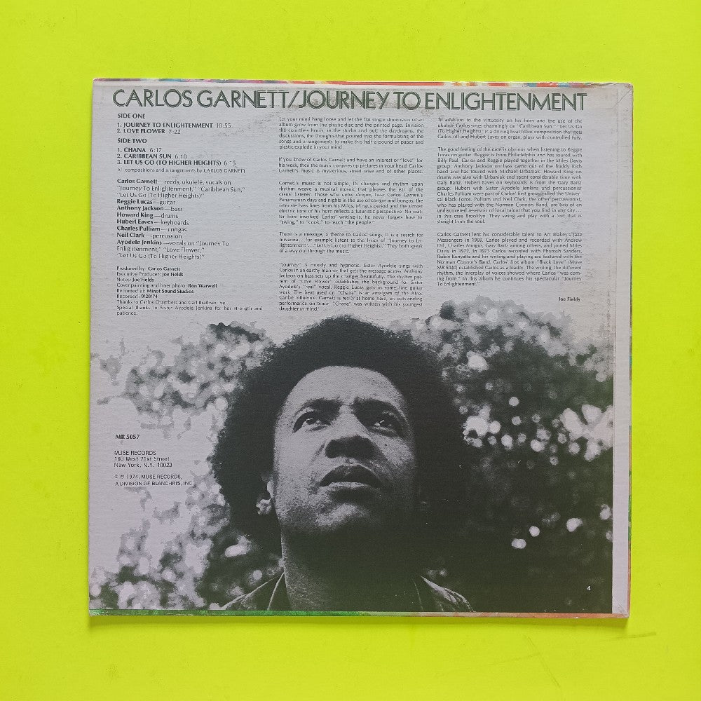 Carlos Garnett - Journey To Enlightenment - 1974 - MR 5057 - Used - VG+ - Vinyl