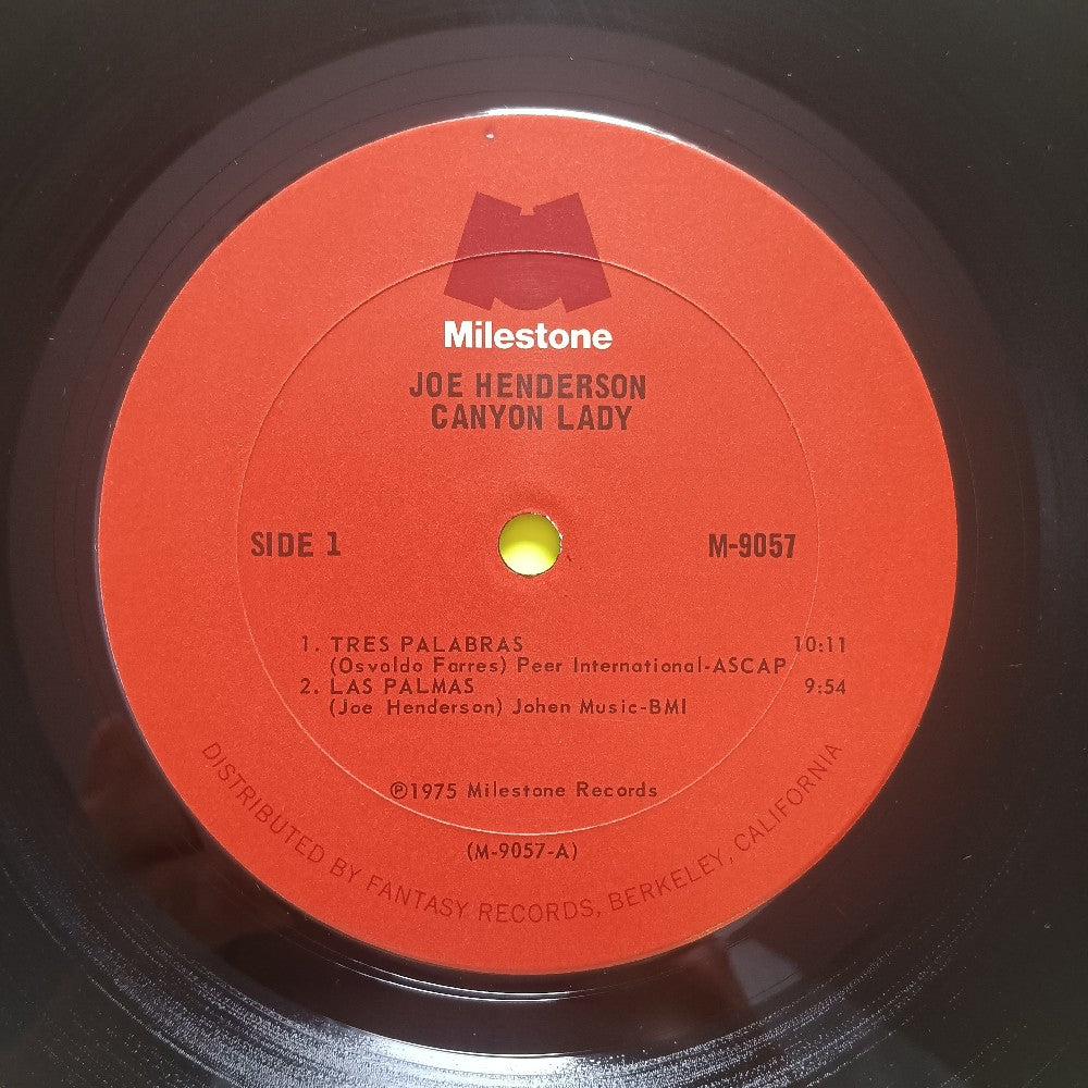 Joe Henderson - Canyon Lady - 1975 - M 9057 - Used - VG+ - Vinyl