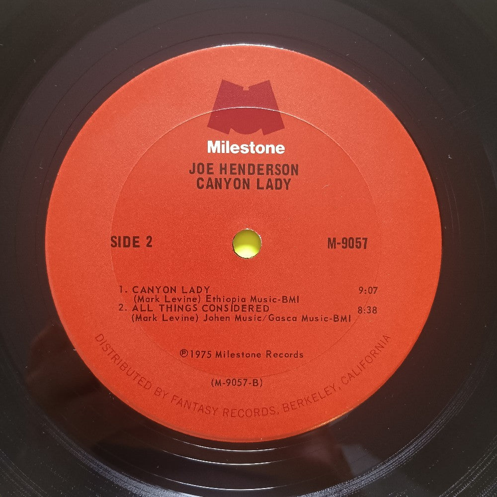 Joe Henderson - Canyon Lady - 1975 - M 9057 - Used - VG+ - Vinyl