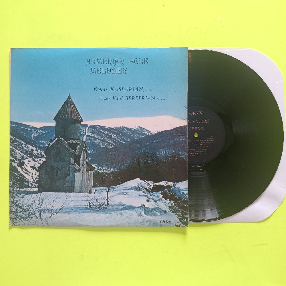 Kohar Kasparian & Berberian - Armenian Folk Melodies UK - 1969 - ORYX 1501 - Used - VG+ - Vinyl