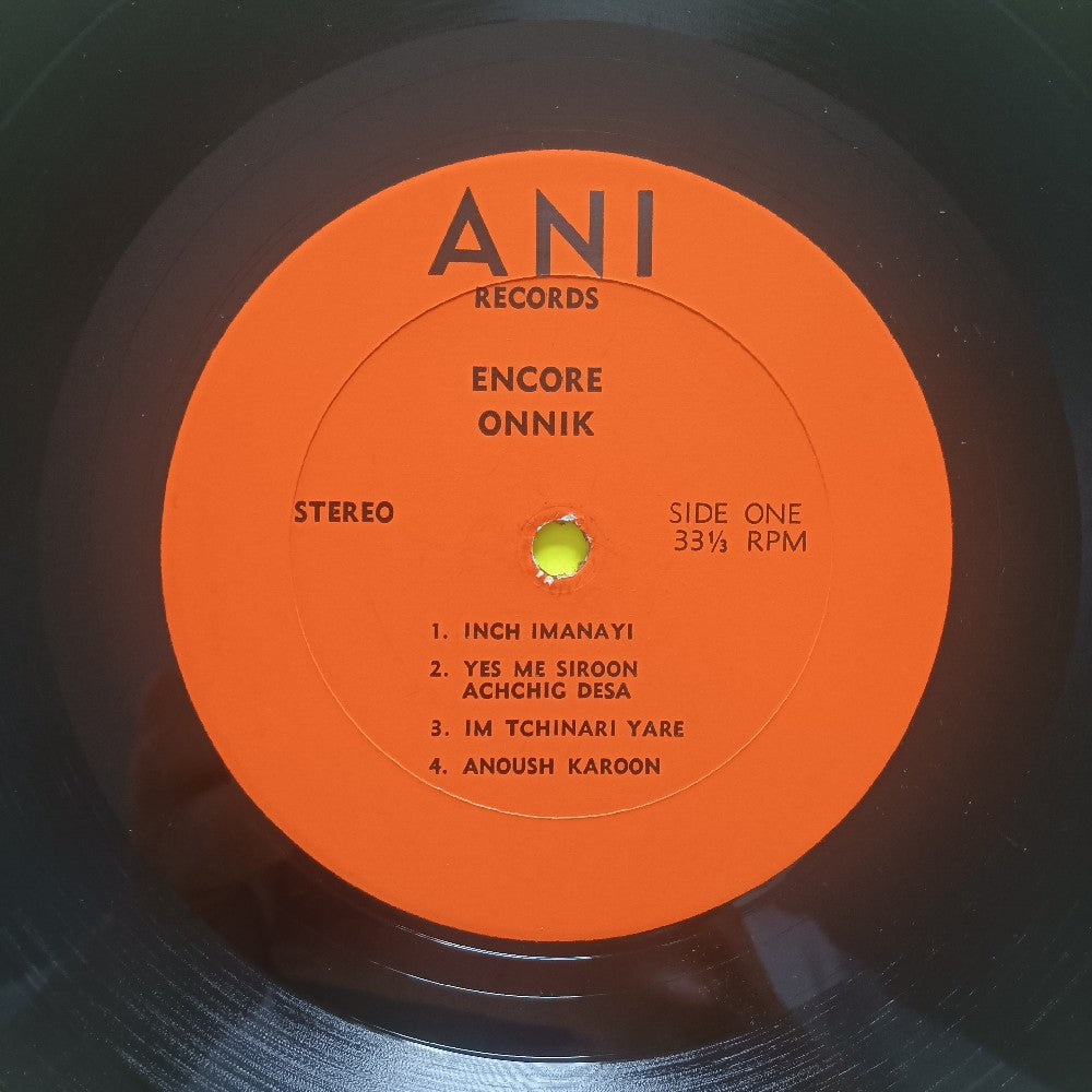 Onnik Dinkjian  - Encore - 1974 - Used - VG+ - Vinyl
