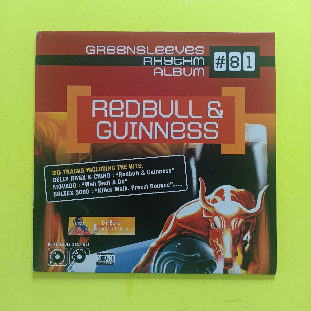 Various Greensleeves Rhythm Album - #81 Redbull & Guinness - 2006 - GRELD781 - Used - VG++ - Vinyl