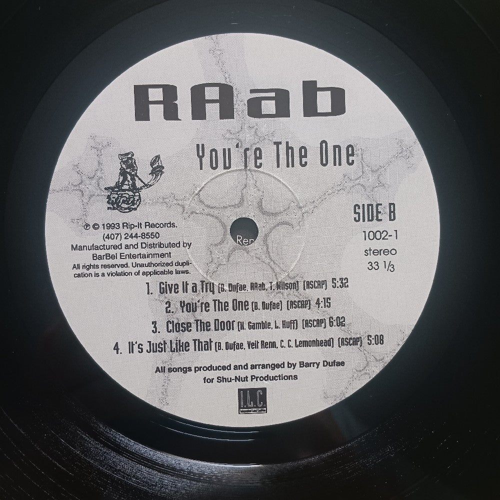 RAab - You're The One - 1993 - 1002-1 - Used - VG++ - Vinyl