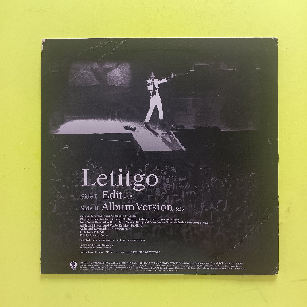 Prince - LetItGo Let It Go PROMO - 1994 - PRO-A-7000 - Used - EX - Vinyl